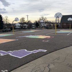 Beach Court Elementary School - Lots to do outside.