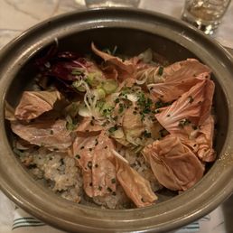 Stone Pot Rice that comes with the Duck