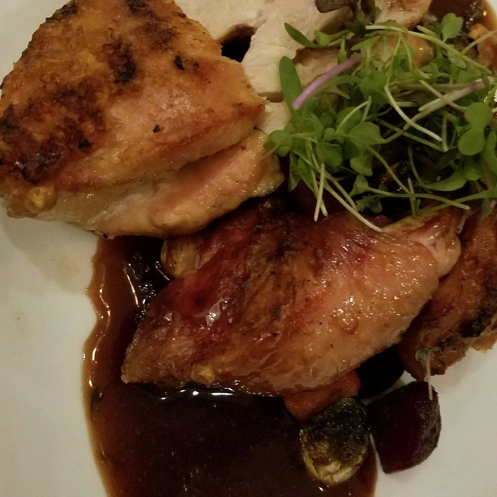 James On Main - Perfect meal again. Chicken was perfectly done. Crispy skin and juicy meat! Bacon side was great. - New American Near Me - Hackettstown, New Jersey James On Main - Perfect meal again. Chicken was perfectly done. Crispy skin and juicy meat! Bacon side was great. - New American Near Me - Hackettstown, New Jersey