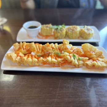 Sugar Palm - A7. Crab Rangoon and Butter Nut Dumplings - Thai Near Me - Alexandria, Virginia Sugar Palm - A7. Crab Rangoon and Butter Nut Dumplings - Thai Near Me - Alexandria, Virginia