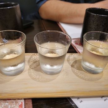 Hana Izumi - Sake flight - Japanese Near Me - Millbrae, California