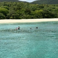 Caribbean Alibi Boat Charters - Going out to explore the beach of a resort that was decimated in 2017. You can only stay on the sand.