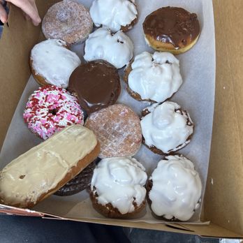 Jolly Pirate Donuts - Buttermilk Blossums (custom made with white icing on top-you have to ask for it). 6 bumpy looking ones! Awesome!!! - Donuts Near Me - Reynoldsburg, Ohio