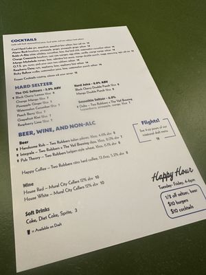 Menu photo 6 Two Robbers Fishtown Philadelphia, PA Menu photo 6 Two Robbers Fishtown Philadelphia, PA