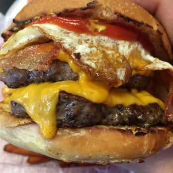 Beth's Burger Bar - Up close morning double - American Near Me - Orlando, Florida Beth's Burger Bar - Up close morning double - American Near Me - Orlando, Florida