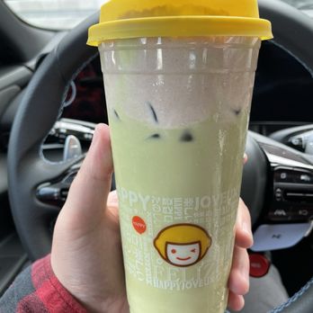 Happy Lemon - A7. Matcha Tiramisu Salted Cheese ($6.50) - Bubble Tea Near Me - Pleasanton, California Happy Lemon - A7. Matcha Tiramisu Salted Cheese ($6.50) - Bubble Tea Near Me - Pleasanton, California