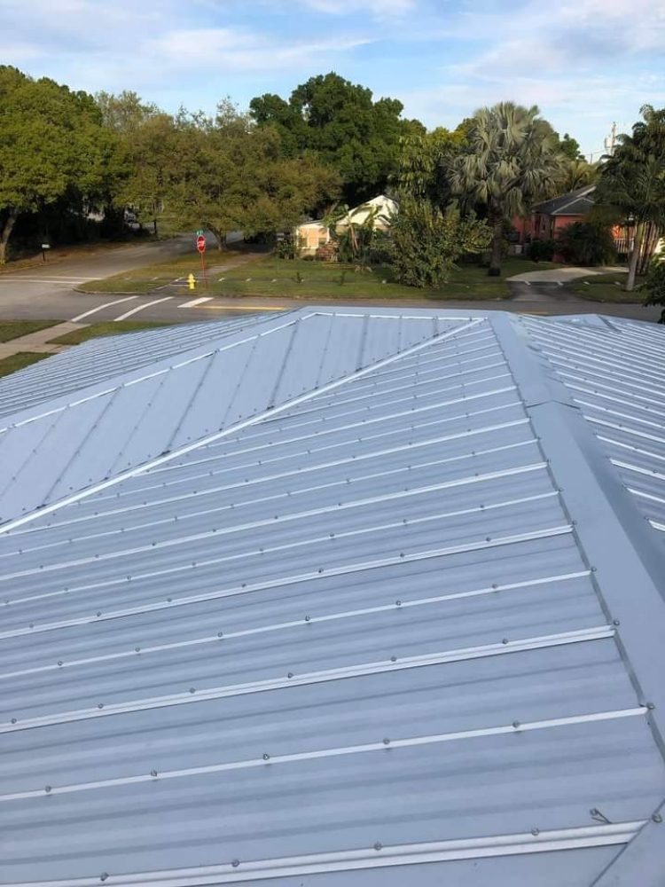 Slide of Affordable Metal Roof Installation