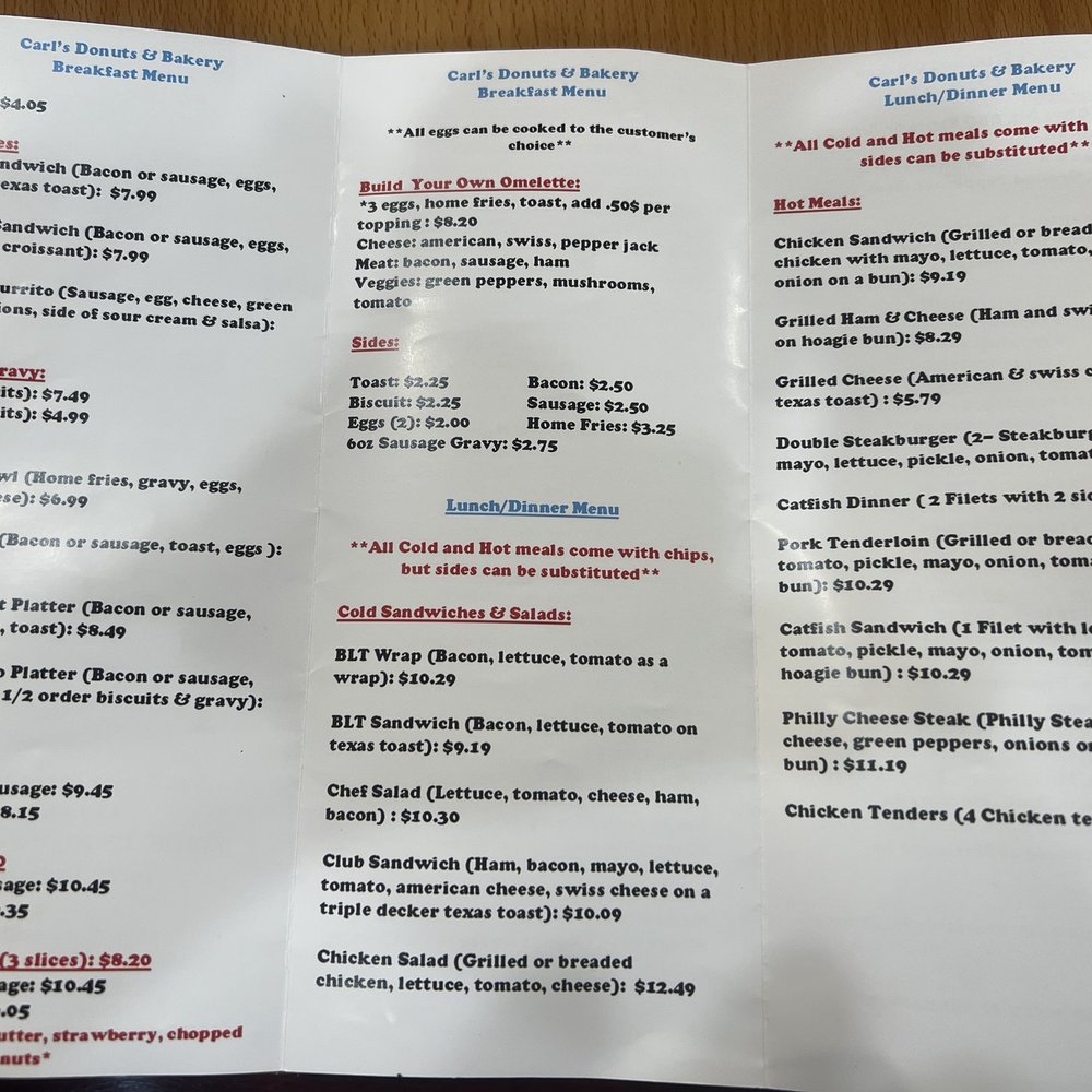 Menu Menu