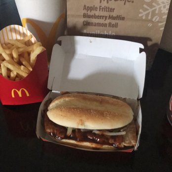 McDonald's - Mc Rib combo - Fast Food Near Me - Tulare, California