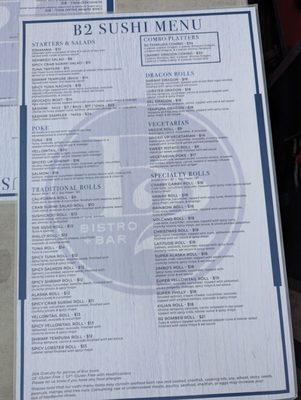 Menu photo 2 B2 Bistro + Bar - Bayville Berkeley Township, NJ Menu photo 2 B2 Bistro + Bar - Bayville Berkeley Township, NJ