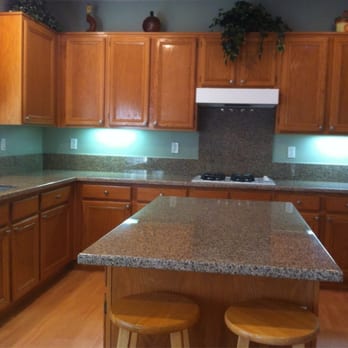 Amazonia Kitchen & Bath - Granite installation on countertops & island. - Countertop Installation Near Me