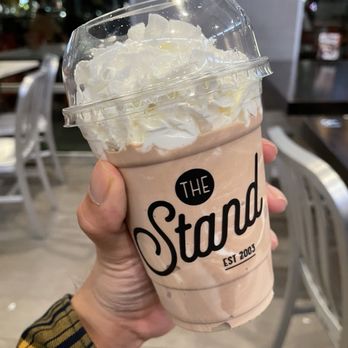 The Stand - American Classics Redefined - Chocolate Shake (TikTok: @justandyvu) - Burgers Near Me - Long Beach, California