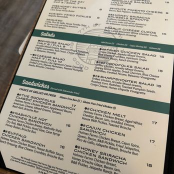 Goodfolks - Menu - Comfort Food Near Me - Georgetown, Texas