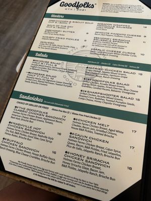 Menu photo 8 Goodfolks Georgetown, TX