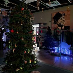 Hot Yoga University - Lobby Christmas tree