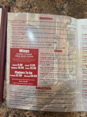 Menu photo 2 The Boot Pizzeria Huntsville, AL Menu photo 2 The Boot Pizzeria Huntsville, AL