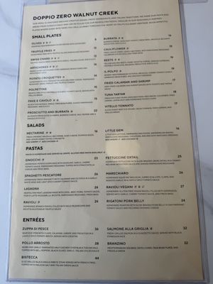 Menu photo 6 Doppio Zero Walnut Creek, CA
