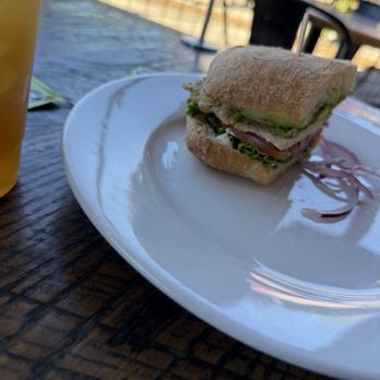 Bushfire Kitchen - Menifee - Half a Tuscan Chicken Sandwich - Gluten-Free Near Me - Menifee, California