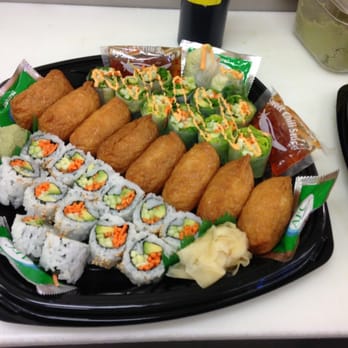 AFC Sushi - a plate of sushi and rolls - Sushi Bars Near Me - Turlock, California