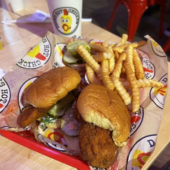 Dave's Hot Chicken - Two Dave's #2 2 Sliders w/ Fries - Chicken Shop Near Me - Waco, Texas