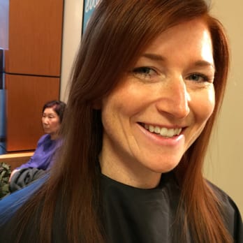 BUBBLES Salons - I left Bubbles with this brilliant color, fresh cut and big smile. - Hair Stylists Near Me - Columbia, Maryland