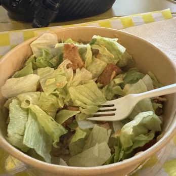 Lucky Goose - What they gave me when I paid 15 for a chick'n salad - Vegan Near Me - Albuquerque, New Mexico Lucky Goose - What they gave me when I paid 15 for a chick'n salad - Vegan Near Me - Albuquerque, New Mexico
