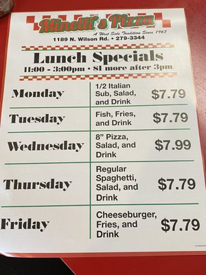 Minelli's Pizza by null
