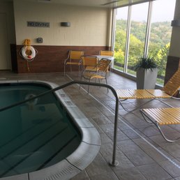Pool overlooking the mountains