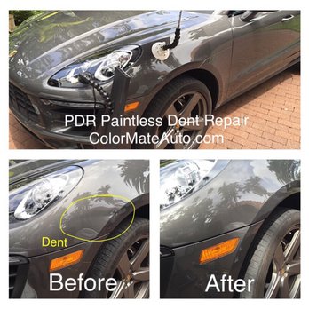 Color Mate - PDR Paintless Dent Repair - Porsche - Body Shops Near Me - Davie, Florida