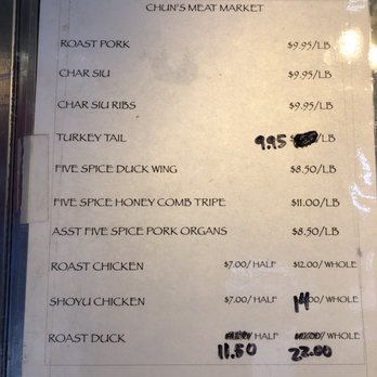 Chun's Meat Market - Barbeque Near Me - Honolulu, Hawaii