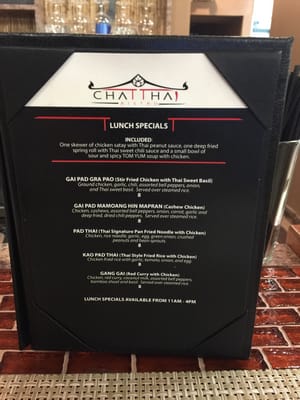 Menu photo 8 Chatthai Bistro Pahrump, NV