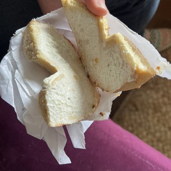P-Town Coffee & Tea - A $6 bagel with no cream cheese. - Coffee & Tea Near Me - Pacifica, California P-Town Coffee & Tea - A $6 bagel with no cream cheese. - Coffee & Tea Near Me - Pacifica, California
