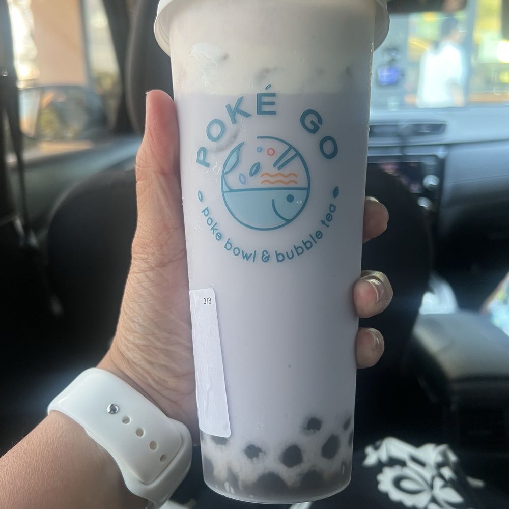Poke Go - Yummy Taro boba + cheese cap - Asian Fusion Near Me - Jacksonville, Florida Poke Go - Yummy Taro boba + cheese cap - Asian Fusion Near Me - Jacksonville, Florida