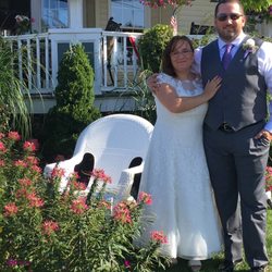 By the Sea Bed and Breakfast - Wedding day pics in front of By the Sea !!!!