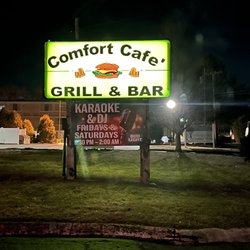 Comfort Cafe - The sign outside.