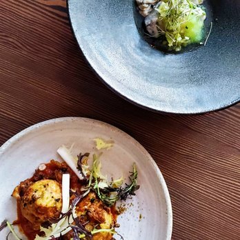 3rd Cousin - @eatingsfrom - beer battered oysters and spaghetti squash & kale fritter - New American Near Me - San Francisco, California 3rd Cousin - @eatingsfrom - beer battered oysters and spaghetti squash & kale fritter - New American Near Me - San Francisco, California