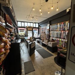 Commonwealth Skateboarding - inside retail shop, facing entrance
