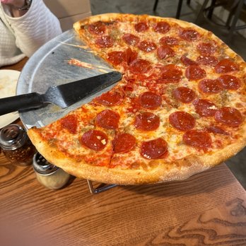 Pancetta Pizza Bar - Yummy pepperoni & sausage pizza. - Italian Near Me - Cocoa Beach, Florida