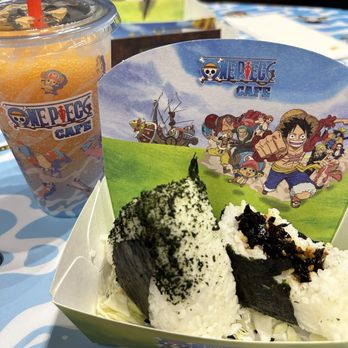 One Piece Cafe - Tangerine slush, vegan onigiri. - Themed Cafes Near Me - Las Vegas, Nevada One Piece Cafe - Tangerine slush, vegan onigiri. - Themed Cafes Near Me - Las Vegas, Nevada
