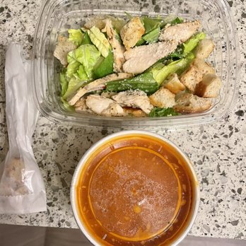 Panera Bread - Tomato cream soup and Caesar salad combo - Sandwiches Near Me - Cupertino, California Panera Bread - Tomato cream soup and Caesar salad combo - Sandwiches Near Me - Cupertino, California
