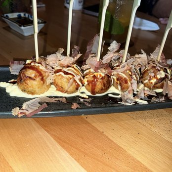 Izakaya Nana - Takoyaki Octopus Balls (5 Pcs) / - Izakaya Near Me - Flushing, New York Izakaya Nana - Takoyaki Octopus Balls (5 Pcs) / - Izakaya Near Me - Flushing, New York