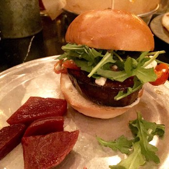 Upcider - My Eggplant Slider was BOMB. Arugula, goat cheese, hefty tomato and eggplant slice and some beers! - Gastropubs Near Me - San Francisco, California Upcider - My Eggplant Slider was BOMB. Arugula, goat cheese, hefty tomato and eggplant slice and some beers! - Gastropubs Near Me - San Francisco, California