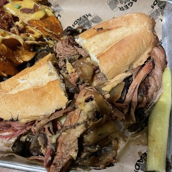 Lagerheads - Lager melt. Terrible. Impossible to eat. This was after trying to cut the meat. Too messy, and couldn't even cut - Barbeque Near Me - Medina, Ohio