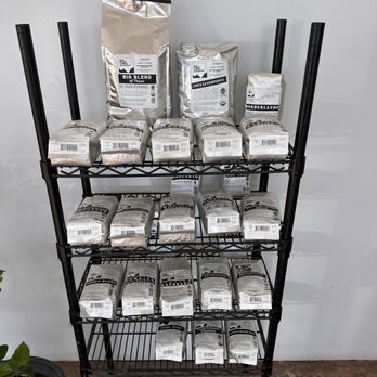 Big Bend Coffee Roaster's - Coffee display. 2.17.2025 - Coffee Roasteries Near Me - Marfa, Texas Big Bend Coffee Roaster's - Coffee display. 2.17.2025 - Coffee Roasteries Near Me - Marfa, Texas