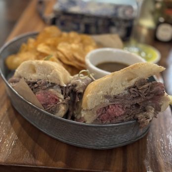 Divided Sky Tavern - The French dip and fries were amazing! - American Near Me - Fair Oaks, California