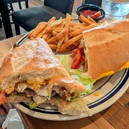 Walleye sandwich