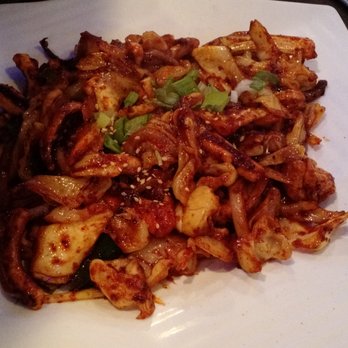 Haewadall - Spicy squid. Don't miss it if you like squid! - Korean Near Me - Niles, Illinois