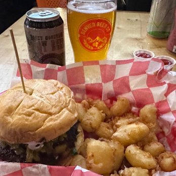 The Mighty - Three chili burger - Maui express and good old fashion root beer - Burgers Near Me - Arvada, Colorado