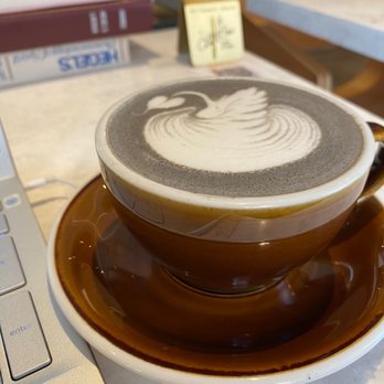 Cafe N One - Black sesame latte - Desserts Near Me - North York, Ontario Cafe N One - Black sesame latte - Desserts Near Me - North York, Ontario