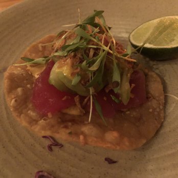 La Condesa - tostada de atún - Mexican Near Me - Austin, Texas